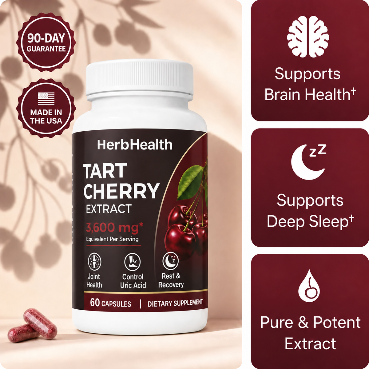 HerbHealth™ Cold-Pressed Tart Cherry Extract